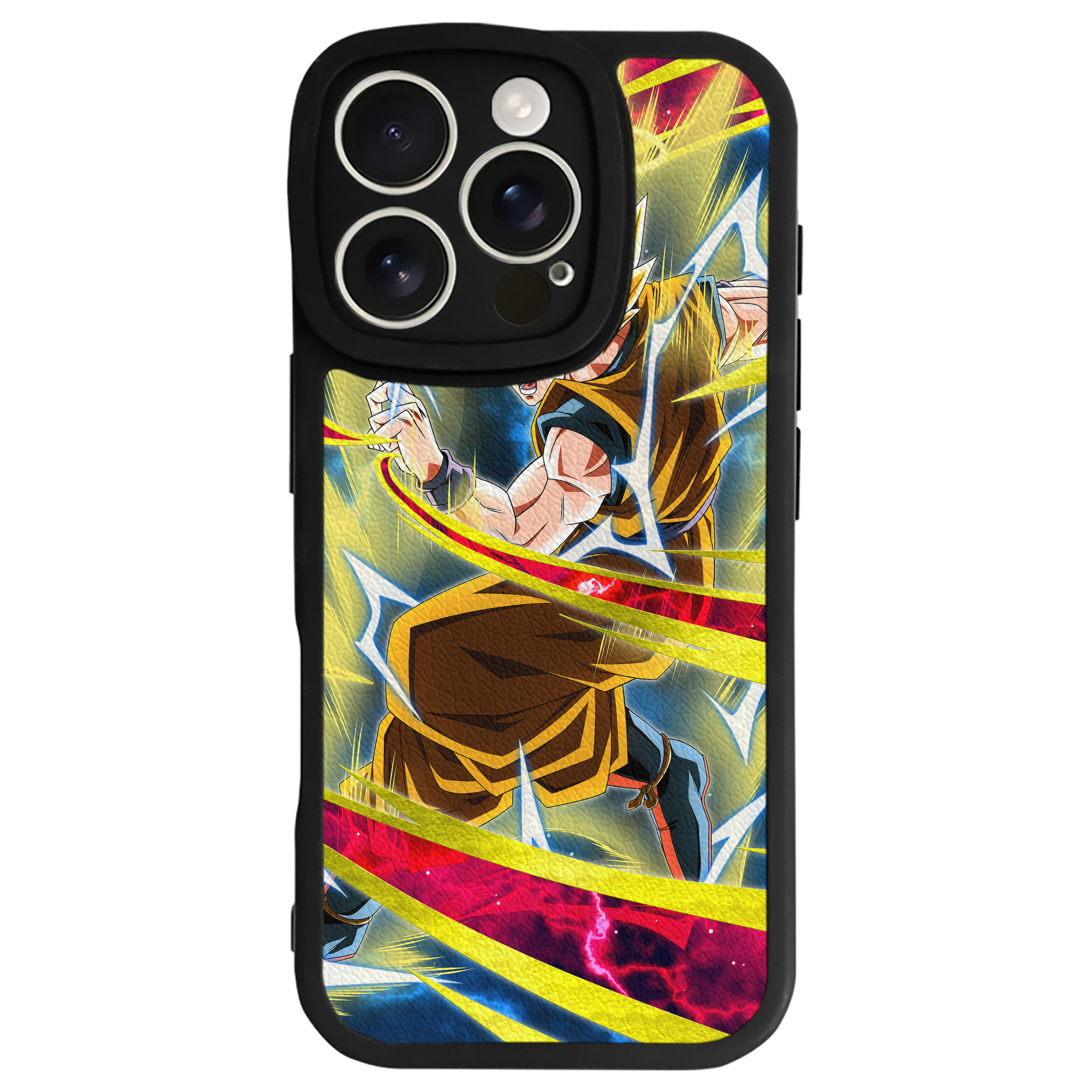 （画像用） ドラゴンボール DRAGON BALL 【iPhone 16シリーズ対応】シリコンスマホケース（レザー調） 材質：シリコン